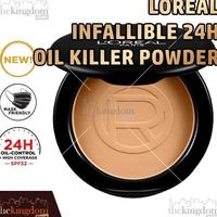Gambar Loreal Infallible 24H Oil Killer High Coverage Powder Bedak Natural -Best Terkini - 105 Fair Linen dari arasiteru undefined 2 Tokopedia