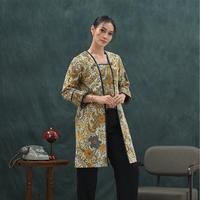 Gambar NONA RARA - Aling Solo RMB T3650, Baju kerja blouse kebaya batik wanita modern - S dari Nona Rara Batik undefined 2 Tokopedia