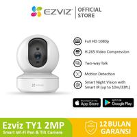 Gambar TY1 1080P EZVIZ 2MP INDOOR WIFI PAN TILT CAMERA SMART TRACKING Garansi RESMI! dari Ezviz Store Batam undefined 3 Tokopedia