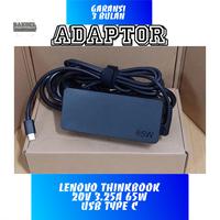 Gambar Adaptor Charger 65W USB Type C Lenovo Thinkbook 13s G2 IWL 13s IML 14s G2 IWL 14s IML Series Ori dari BAK0eL SPAREPART undefined 2 Tokopedia