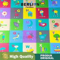 Gambar Matras puzzle // Abjad Jumbo Gambar // Alas Lantai // 30x30x1 (26pcs) dari Berlian Mat Solution undefined 4 Tokopedia