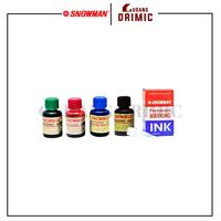 Gambar Tinta Refill Snowman Spidol Permanent - Hitam Biru Merah Hijau - Hitam dari Gudang Drimic undefined 1 Tokopedia