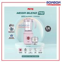 Gambar MITO Blender 1,5L BL300 / BL 300 / BL-300 P/B/G MEGA BLEND PRO 1,5 Liter - Jar 2 Tingkat Kecepatan + Pulse + 6 Mata Pisau dengan Ice Crusher - SKY BLUE dari Bonbon Elektronik_NEW undefined 5 Tokopedia