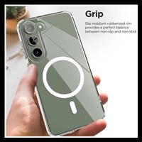 Gambar Samsung Galaxy S24 FE S24FE 5G Fuze Crystal Armor Magsafe Original Hard Case Back Transparan Cover Silicone Bumper - CLEAR+MAGSAFE., SAMSUNG S24 FE. dari Case Thebest undefined 1 Tokopedia