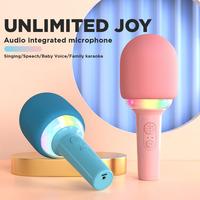 Gambar Wireless Microphone L8 Karaoke Bluetooth 5.3 Mic Portable Karaoke Mic Bluetooth Lampu RGB | Mic Karaoke Bluetooth Kecil - Biru dari YOANZ Mart undefined 3 Tokopedia