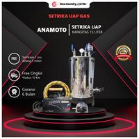Gambar Setrika Uap Gas Anamoto 15 Liter - Packing Kayu dari newlaundry center undefined 1 Tokopedia