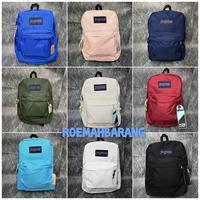 Gambar Tas Ransel Kuliah Jansport Super Break Import Fulltag / Tas Sekolah JS Laki Perempuan Viral Motif Polos Backpack Wanita - Hitam dari Roemahbarangjkt undefined 1 Tokopedia
