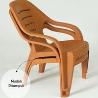 Gambar - Cuci Gudang - Kursi Sender Rotan Tabitha / Bangku Plastik Sender Kst-03 - Premium - - Coklat Tua dari Sumberane Makmur undefined 1 Tokopedia