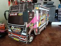 Gambar (MURAH) Miniatur Truk Oleng Sound system Bluetooh | Miniatur Truk Horeg Brewog Audio - Biru dari Wahyu Toy's undefined 4 Tokopedia