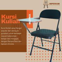 Gambar ft Kursi Lipat Meja / Kursi Kuliah / Kursi Ujian / Kursi Sekolah gh - Hitam dari gunuxid undefined 2 Tokopedia