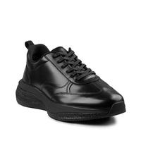 Gambar Prabu - Elang All Black Sepatu Kulit Sneakers Pria Hitam - 40 dari Shell Official Store undefined 1 Tokopedia