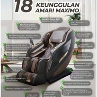 Gambar ADVANCE - Kursi Pijat Amari Maximo (HS8923) Full Body Massage - Alat Pijat Seluruh Tubuh - Kursi Pijat Elektrik - Pearl White dari Advance Store Indonesia undefined 5 Tokopedia