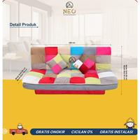 Gambar NEO - SOFA BED KAGAWA UKURAN 120X180CM BAHAN KAIN ANTI PANAS BUSA GRADE A JAKARTA TERMURAH PONTIANAK dari NEO FURNITURE PONTIANAK undefined 2 Tokopedia