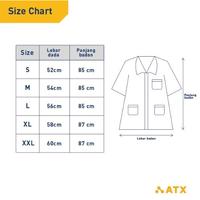 Gambar Jas Lab / Jas Laboratorium /Baju Praktikum /Jas Lab panjang pendek ATX - Lengan Pendek, S dari Safety Firstpedia undefined 2 Tokopedia
