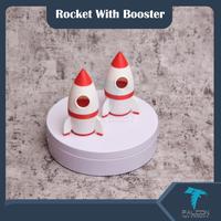 Gambar Roket dengan Pendorong Rocket with Booster mainan anak laki perempuan Edukasi Space Falcon3D dari Falcon 3D Print undefined 4 Tokopedia