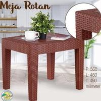 Gambar - Cuci Gudang - Kursi Sender Rotan Tabitha / Bangku Plastik Sender Kst-03 - Premium - - Coklat Tua dari Sumberane Makmur undefined 4 Tokopedia