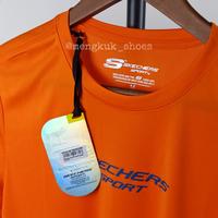 Gambar Kaos Skechers Men Running T Shirt ORANGE Original size M - KAOS SPORT POLIESTER RUN TENNIS dari mengkuk shoes undefined 5 Tokopedia