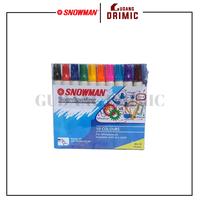 Gambar Spidol Snowman Whiteboard BG-12 - 1 set isi 10 warna dari Gudang Drimic undefined 1 Tokopedia