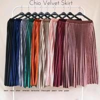 Gambar Rok Plisket beludru dewasa bahan import tebal all size M-XXL - coksu, All Size dari ShopNesiya undefined 1 Tokopedia
