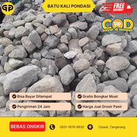 Gambar Jual Batu Kali Pondasi Belah Besar Murah Taman Bahan Bangunan Berkualitas Super Grade A Per m3 Kubik, 1 Karung, 1 Engkel, 1 Truk, 1 Colt, 1 Kol, 1 Tronton - Free Ongkir JABODETABEK dari Grosir Pasir undefined 1 Tokopedia