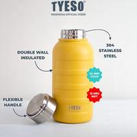 Gambar READY STOK Tyeso Botol Minum Thermos Caterpillar 1000ml TS-8816 Vacuum Insulated Stainless Steel - Hijau dari POWERTOOLS ID undefined 3 Tokopedia