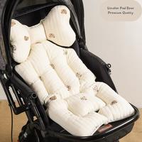 Gambar M&T - Premium Stroller Pad/Stroller Cushion Seat/Alas Stroller Bayi/Baby Stroller Liner/ Dudukan Stroler Busa Bayi - Tipis Bear dari supono store88 undefined 1 Tokopedia