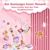 Gambar [FELIZKIDS] [FK296] DIY Guka Set Gantungan Kunci Akrilik DIY Keychain Set Kartu Stiker luca Kotak Guka Cream Gum Kartun Mainan Anak Perempuan - 286 PCS dari Feliz kids undefined 4 Tokopedia