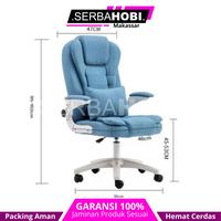 Gambar Kursi Gaming Kantor / Kursi Gaming / Kursi Kantor Minimalis dari Serba Hobi Makassar undefined 3 Tokopedia