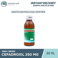 Gambar Cefadroxil Forte 250 mg/ 5ml Sirup Kering 60 ml / Antibiotik dari Apotekmandjurofficial undefined 1 Tokopedia