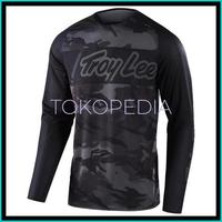 Gambar JERSEY CROSS TLD JERSEY TRAIL SEPEDA MTB DH JERSEY UNISEX - CAMO OLD, M dari latiffatulstore undefined 5 Tokopedia