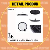 Gambar Lampu LED Highbay 100W 150W 200W 100 Watt Industri Gantung Gudang UFO - slim 150w dari Tang Elektrik undefined 3 Tokopedia