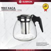 Gambar SUBRON TEKO TEH KACA SARINGAN STAINLESS dari TASHIEN undefined 1 Tokopedia