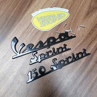 Gambar Emblem Logo Vespa Sprint Latin Set Alumunium Tebal 2.5 Mirip Original dari vespashopid undefined 1 Tokopedia
