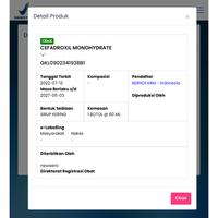 Gambar Cefadroxil Forte 250 mg/ 5ml Sirup Kering 60 ml / Antibiotik dari Apotekmandjurofficial undefined 3 Tokopedia