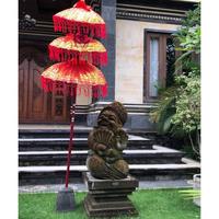 Gambar READY!!! Diskon Keren Payung Dekorasi Tingkat / Susun 3 Kain Satin Prada Khas Bali Warna Terlengkap - PINK dari CV JAYA INDOJAYA undefined 1 Tokopedia