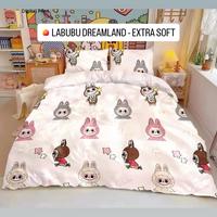 Gambar Sprei SECRET LABUBU Tencel Lyocell Cellulose Fiber Extra Soft Series REGALINEN Bedding 90x200 100x200 120x200 140x200 150x200 160x200 180x200 200x200 Seprai Bedcover Duvet Quiltcover set Selimut Super Single Twin Queen King Extra King Custom size 210x210 - Single 90x200, Bed Sheet Set dari REGALINEN ID undefined 1 Tokopedia