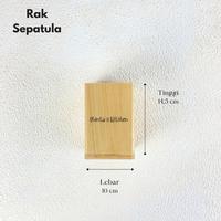 Gambar Spatula Kayu Set Premium | Spatula Kayu 7pcs & Rak Spatula Kayu - Rak Pisau dari Cerita Kayoo Nusantara undefined 4 Tokopedia