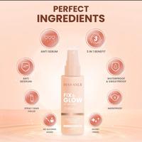 Gambar Hanasui Fix & Glow Setting Spray 60ml - Face mist wajah dari D.Whale Cos NEW undefined 3 Tokopedia