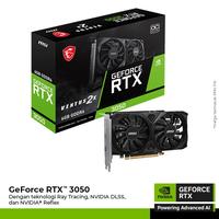 Gambar VGA Card MSI GeForce RTX 3050 VENTUS 2X 6G OC - 6GB GDDR6 dari KSICOMPUTER undefined 1 Tokopedia