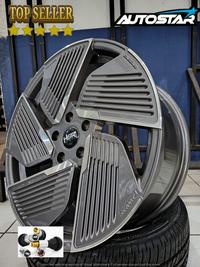 Gambar Velg mobil hsr wheel model terbaru untuk mobil HRV, NSX, Odyssey, Prelude, S2000, Stream RAIJUA HSR R18X8 H5X114,3 ET45 GLOSSY GREY/MS dari VELG HSR WHEEL JAKARTA BARAT undefined 2 Tokopedia