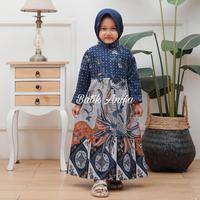 Gambar (.) Gamis Batik Anak Perempuan Baju Batik Gamis Anak Terbaru Baju Gamis Batik Anak dari Bruscco colection undefined 2 Tokopedia