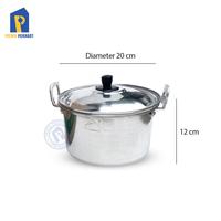 Gambar Panci Alumunium Tutup 18cm Panci Masak Serbaguna PTL Premium Paramount dari Prima Perabot undefined 5 Tokopedia