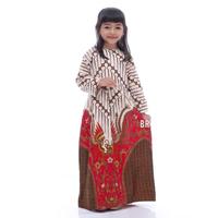 Gambar (.) Gamis Batik Anak - Umur 3 sampai 10 tahun - gamis batik Pekalongan - bisa ecer motif terbaru - Emprit kuning, M 3-4tahun dari Bruscco colection undefined 2 Tokopedia