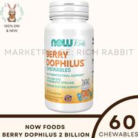 Gambar New Now Foods Berry Dophilus Kids Gastrointestinal Support 60 Chewables Original dari Bionerges undefined 1 Tokopedia