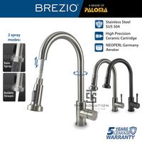 Gambar Kran Air BREZIO FCBZ 8161 Series Wastafel Cuci Piring Fleksible Dapur Keran Angsa Dingin Aja Meja - Stainless dari The Solution Kenari Mas undefined 1 Tokopedia