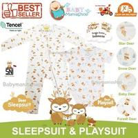 Gambar HIKARUSA SLEEPSUIT PLAYSUIT Baju Tidur Bayi TENCEL Set JUMPSUIT gratis ongkir - 9-12 Bulan, Play Baby Deer dari Beby Storeee undefined 1 Tokopedia