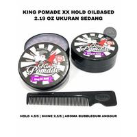 Gambar KING POMADE XX HOLD UKURAN SEDANG 2,8 OZ AROMA BUBBLEGUM ANGGUR dari rezekStore undefined 1 Tokopedia