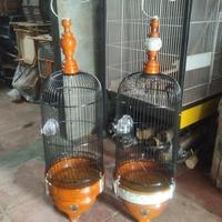 Gambar Kandang burung pleci merk jati jaya tebok kayu jati diameter 17 cm dari Kenanga Sangkar Jaya undefined 1 Tokopedia