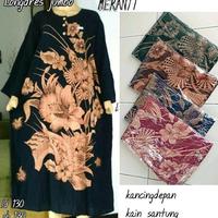 Gambar grosir ecer longdress super Jumbo anggrek l Daster l Batik jumbo l dress murahl Batik murah l baju murah wanita l katun jepang dari NEO shopp1 undefined 1 Tokopedia