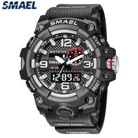 Gambar SMAEL 8035 Jam Tangan Pria Populer, Kasual, Outdoor, Tahan Air, Tampilan Ganda, Jam Tangan Taktis - Hitam keemasan dari SMAEL_INDONESIA undefined 1 Tokopedia